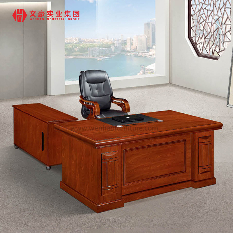 Chine Fabricant de mobilier de bureau Bureau de peinture de placage de poteau antique