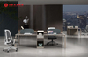 Mobilier de bureau bureau modulaire moderne 2 4 cabine de poste de travail de bureau pour 6 personnes pour l'espace du personnel