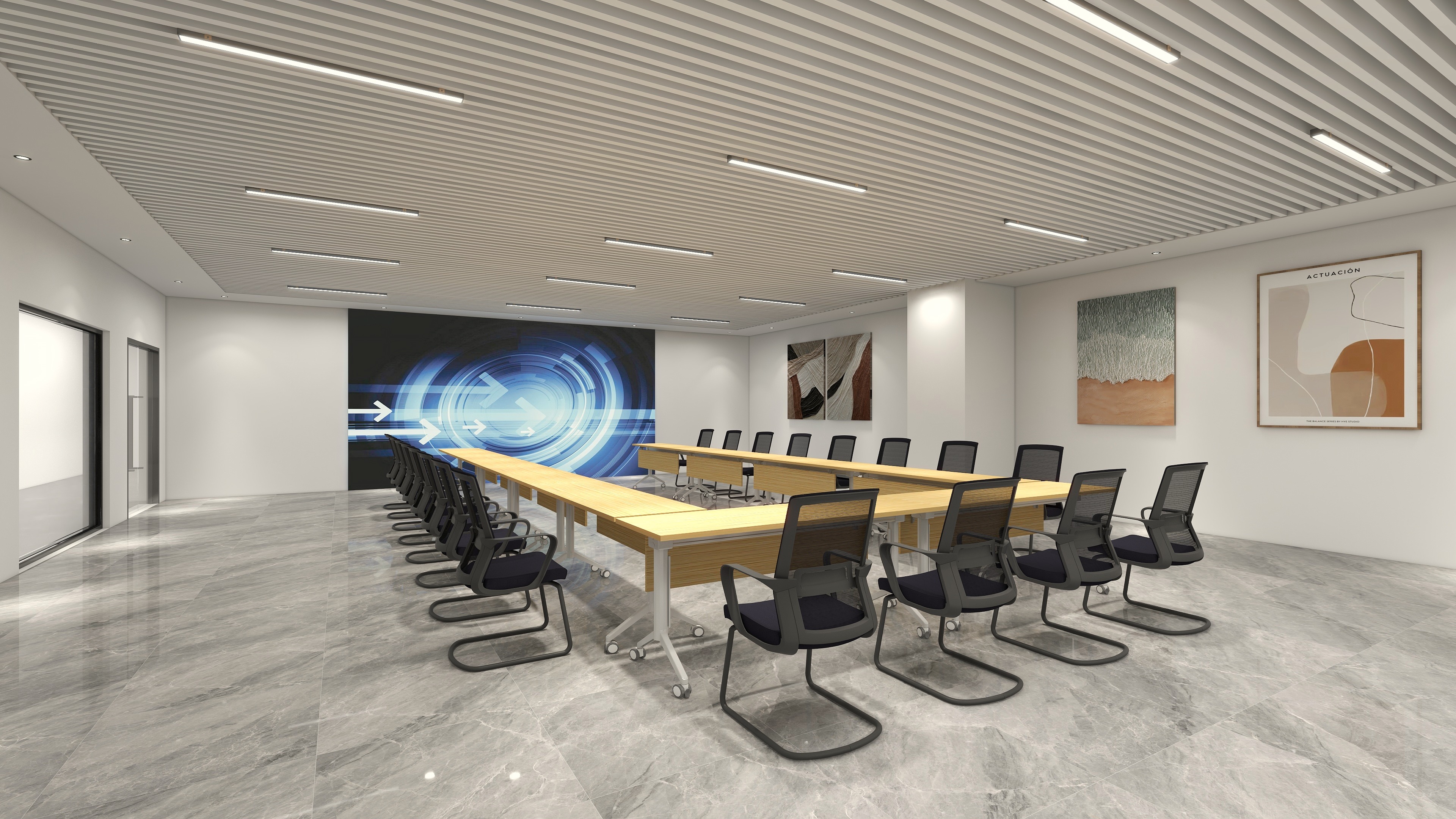 mobilier d'espace de bureau