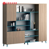 Classeur d'affichage de mobilier de bureau armoire de rangement en gros classeur de porte en verre