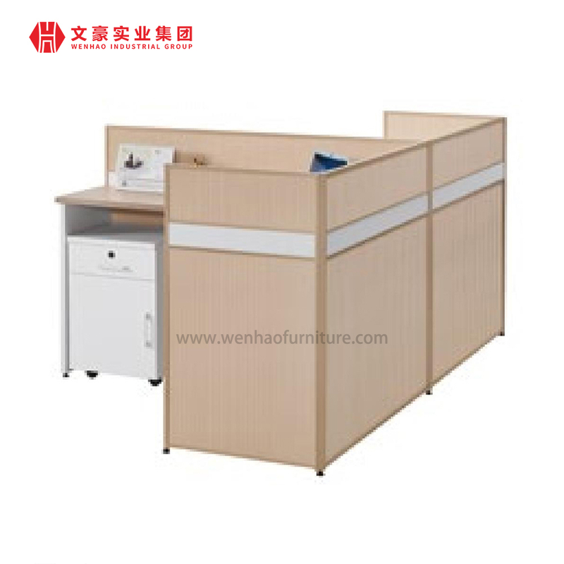 Bureau du personnel de bureau pour 4 personnes, nouveau Design moderne, mobilier Commercial, poste de travail informatique modulaire, cloison en verre