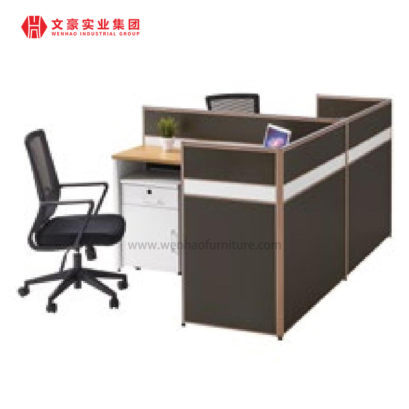 Prix ​​attractif 4,6,8,10 places bureau modulaire centre d'appels zone de production table banc bureau poste de travail cubique moderne