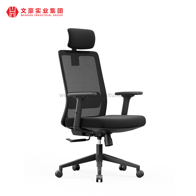 Foshan mobilier de bureau ergonomique moderne maille chaise de bureau pivotant exécutif confortable chaises à dossier haut pour le bureau