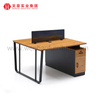 Bureau modulaire moderne fonctionnel pour poste de travail pour 2 4 6 personnes, mobilier de bureau pratique pour cabine du personnel