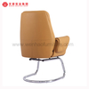 Chaises tapissées par orange supérieures de chaise de bureau de conférence en cuir avec le cadre en acier