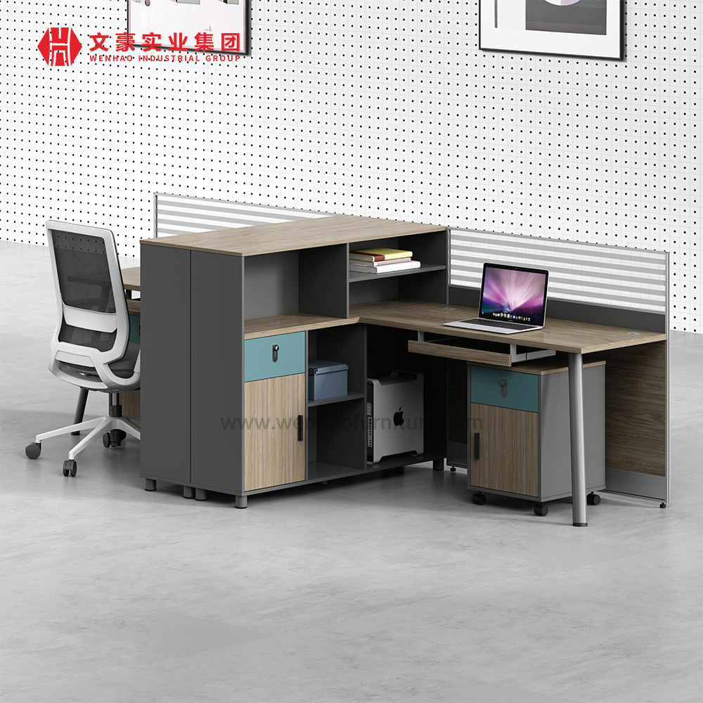 Design moderne qualité taille Standard Double face mobilier de bureau Table personnel poste de travail bureau bureaux de travail