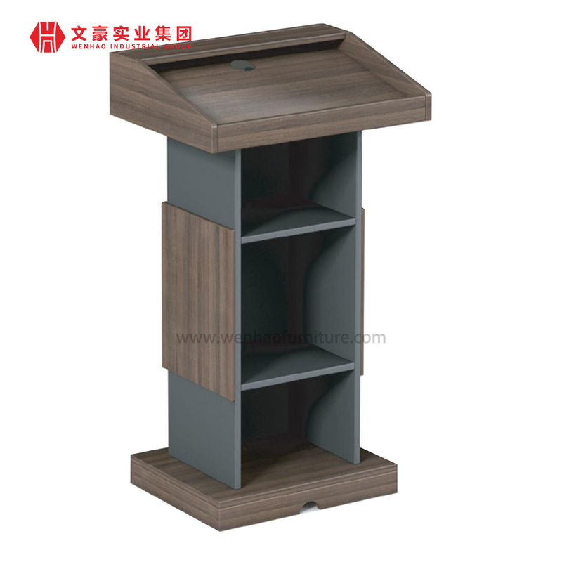 Tribune en bois de mobilier de bureau pour haut-parleur, support de Podium d'église en bois, salle de conférence, Podium de lecture