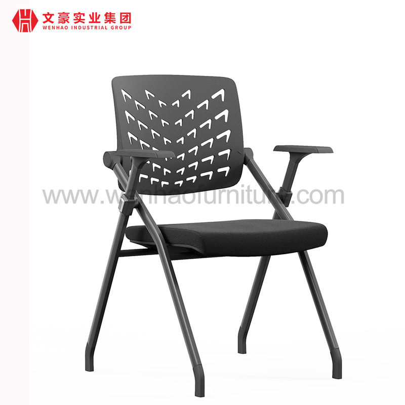 Chaise de formation avec cadre en acier, chaises de bureau empilables, mobilier de bureau