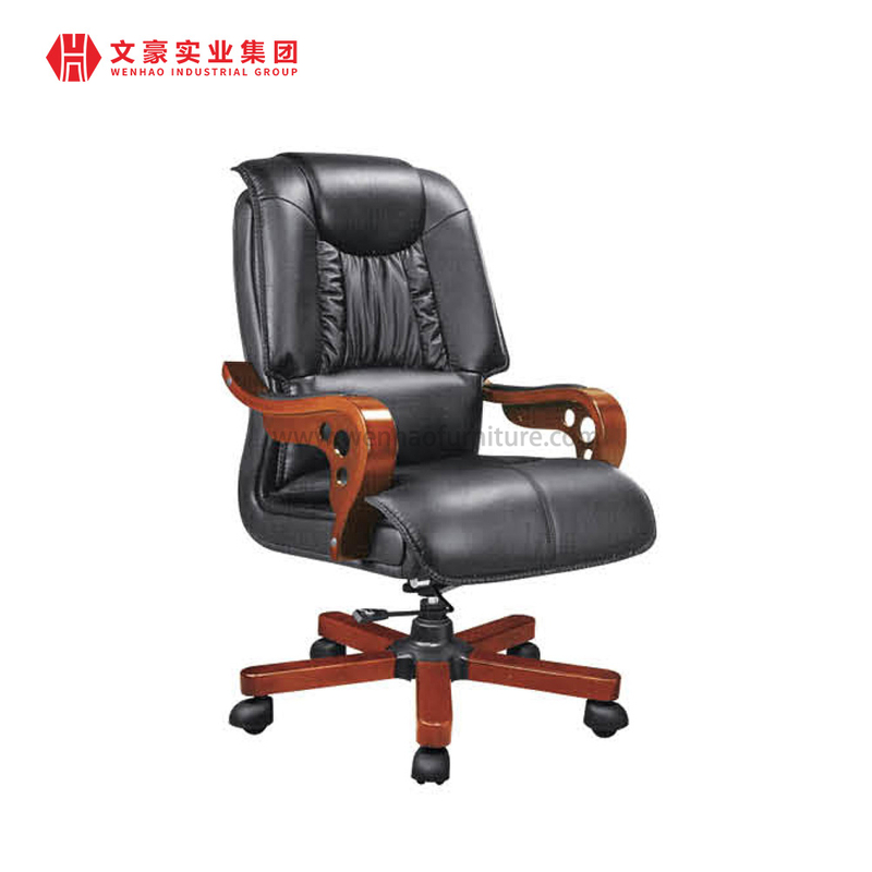 Chaise de bureau ergonomique, nouveau design, chaise de direction moderne en cuir 