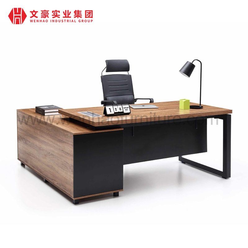 Bureau de bureau de patron de PDG de luxe personnalisé en Chine de haute qualité