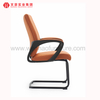 Chaises d'invité tapissées par orange de chaise de bureau de conférence en cuir moderne