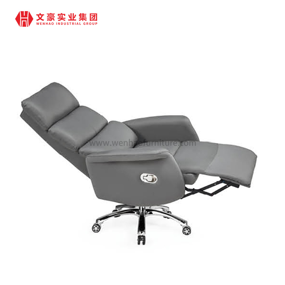 Chaise de bureau en cuir de pivot de luxe exécutif pour la salle de réunion de meubles de bureau