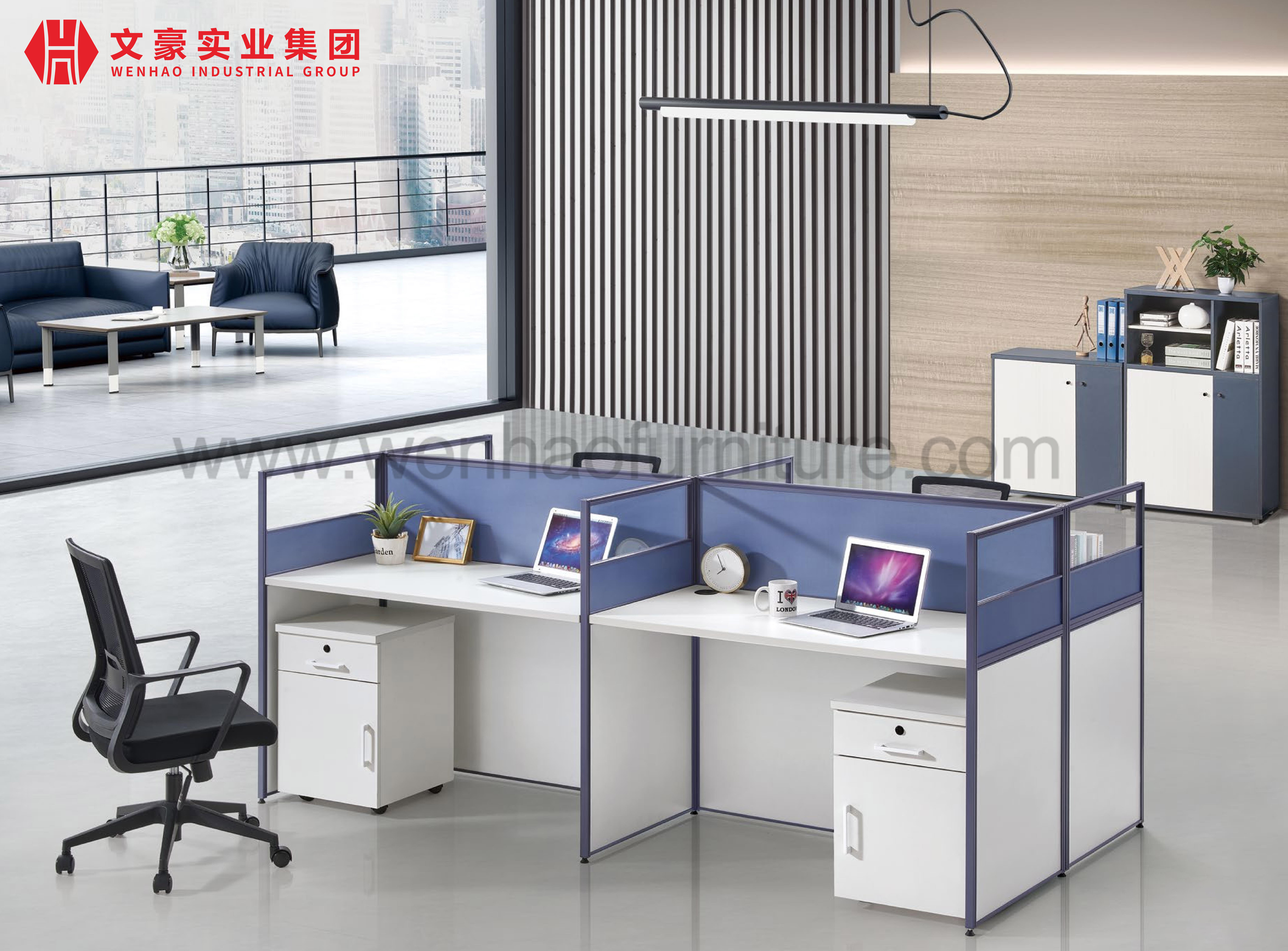 Poste de travail modulaire mobile de haute qualité, mobilier de bureau, cloison de bureau informatique, cabines de poste de travail