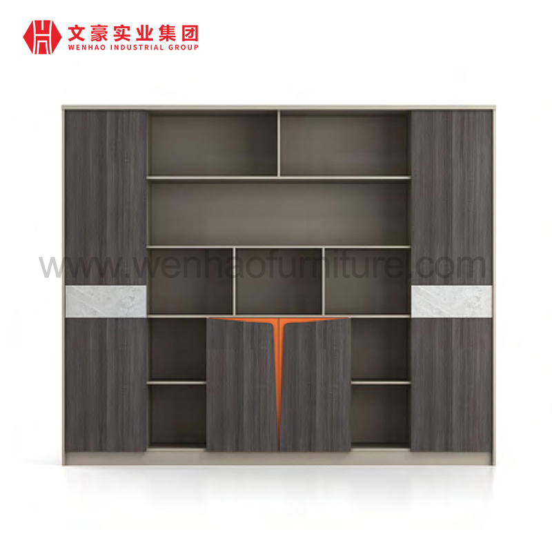 Armoires de bureau en bois à compartiment à étagère ouverte, conceptions d'armoires en bois, classeur exécutif, bibliothèque de chambre à coucher