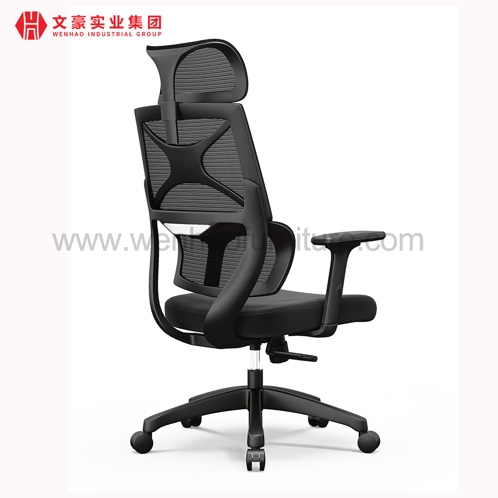 Chaise de bureau ergonomique réglable en maille, prix de gros, bon marché, chaise de bureau de luxe