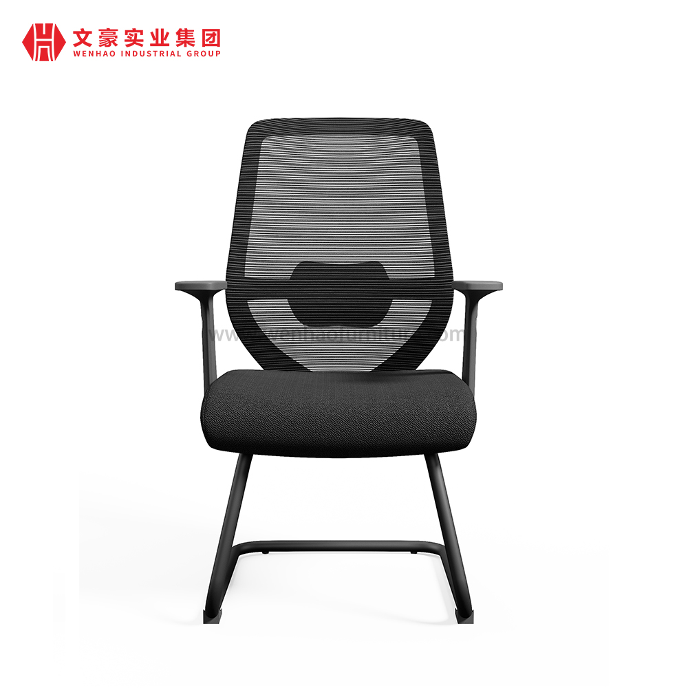 Les meilleures chaises de bureau tapissées par chaise de bureau de conférence de maille noire avec le soutien lombaire