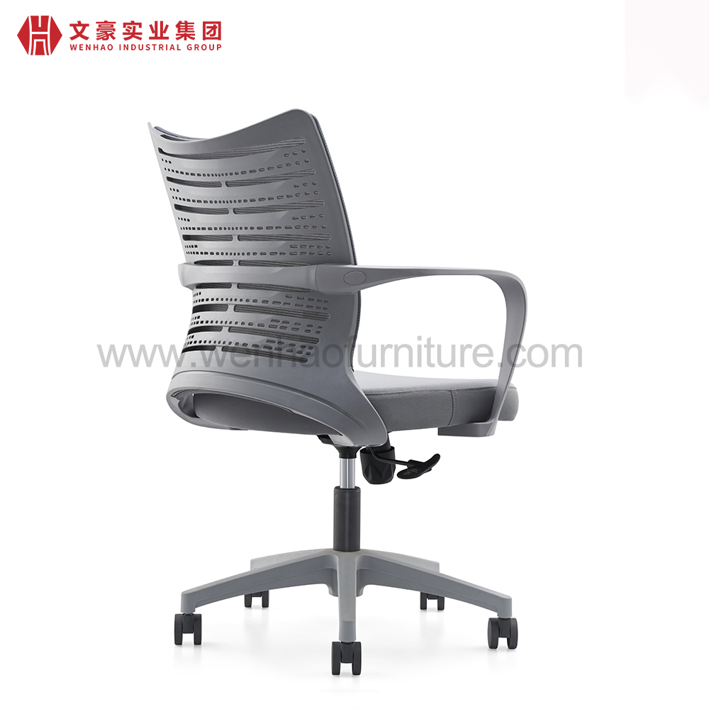 Chaises de bureau tournantes pour employés, chaise d'ordinateur ergonomique rembourrée en maille, usine en Chine