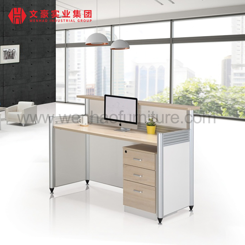Bureau de réception de boutique simple, mobilier de bureau commercial, réception