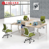Conception de meubles modernes Mobilier de bureau Poste de travail Bureau de poste de travail pour 4 personnes