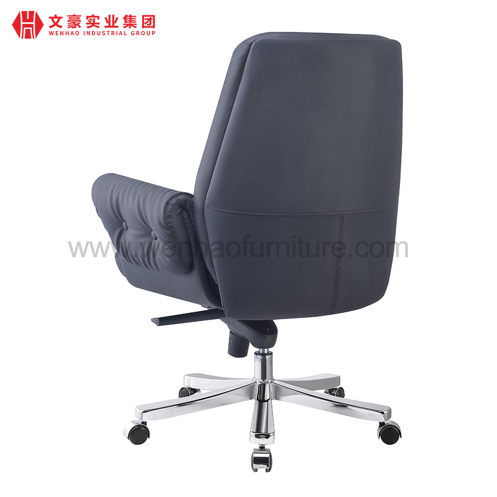 Chaises de bureau rembourrées professionnelles de pivot de chaise de bureau exécutif en cuir de luxe