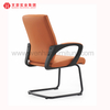 Chaises d'invité tapissées par orange de chaise de bureau de conférence en cuir moderne