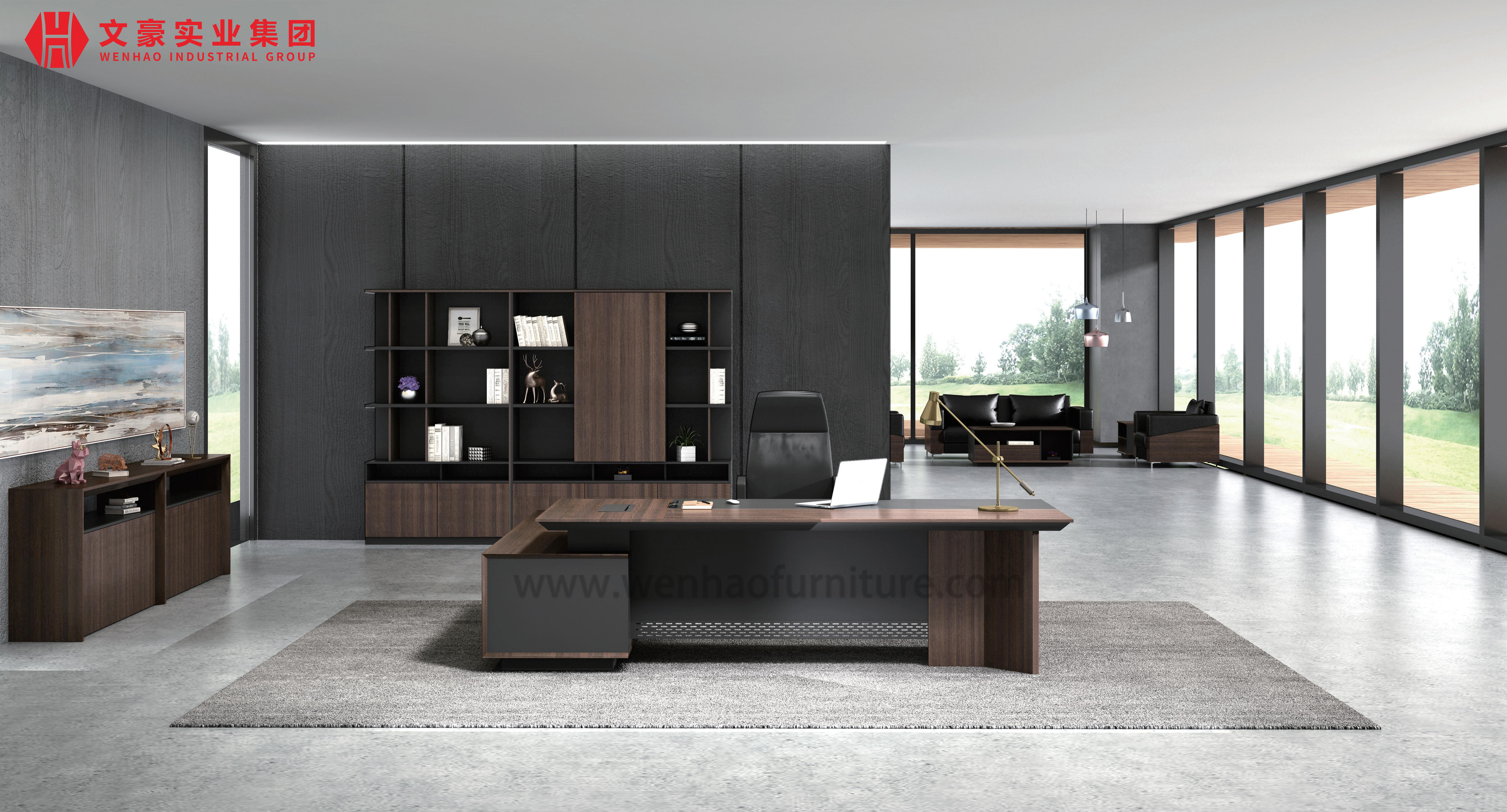 Table de bureau PDG Boss Manager, bureau de direction moderne, bureau