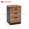 Équipement de mobilier de bureau Classeur à 3 tiroirs Classeur de stockage mobile