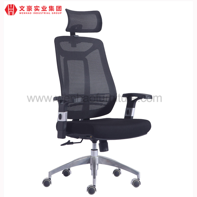 Chaise de bureau ergonomique pivotante en maille, confortable, vente en gros directe d'usine, chaise de bureau à dossier moyen pour bureau et salle de réunion