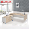 Bureau en forme de L avec tiroirs de rangement, ensembles de meubles de bureau