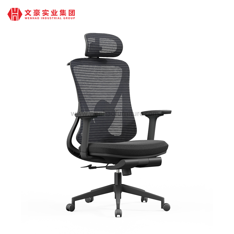 Foshan mobilier de bureau ergonomique moderne maille chaise de bureau pivotant exécutif haut dossier chaises pour bureau