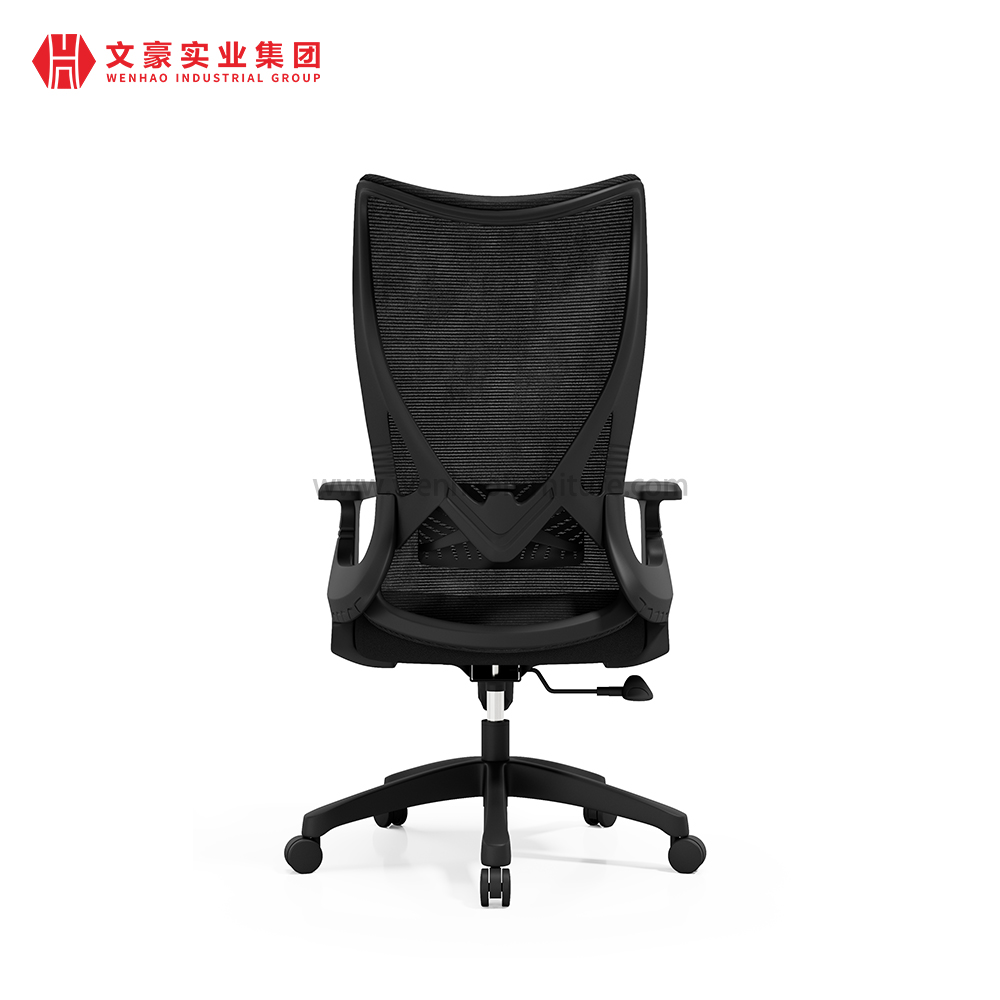 Chaises de bureau tournantes tapissées par chaise professionnelle noire de bureau d'Ergo de maille