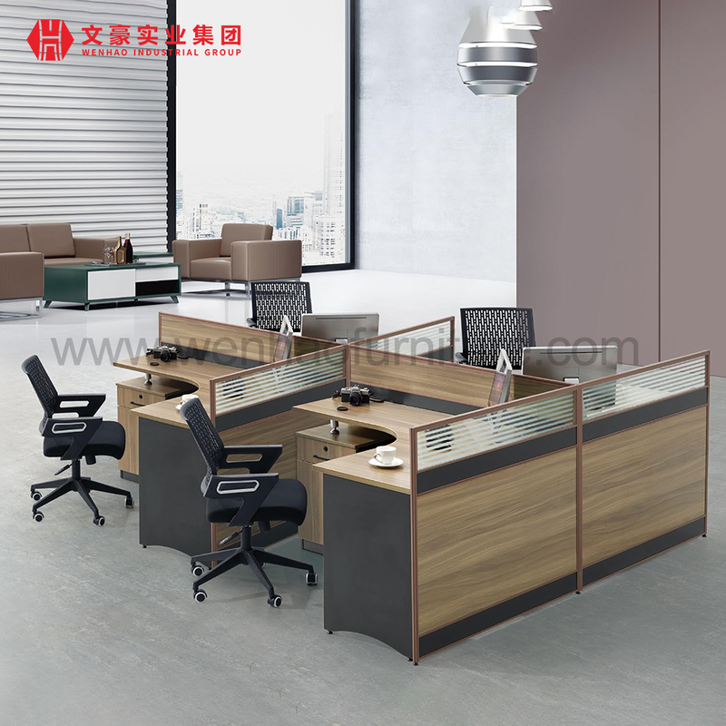 Fournisseur de meubles Foshan Xinda Clover poste de travail de bureau moderne pour 2 4 6 8 personnes
