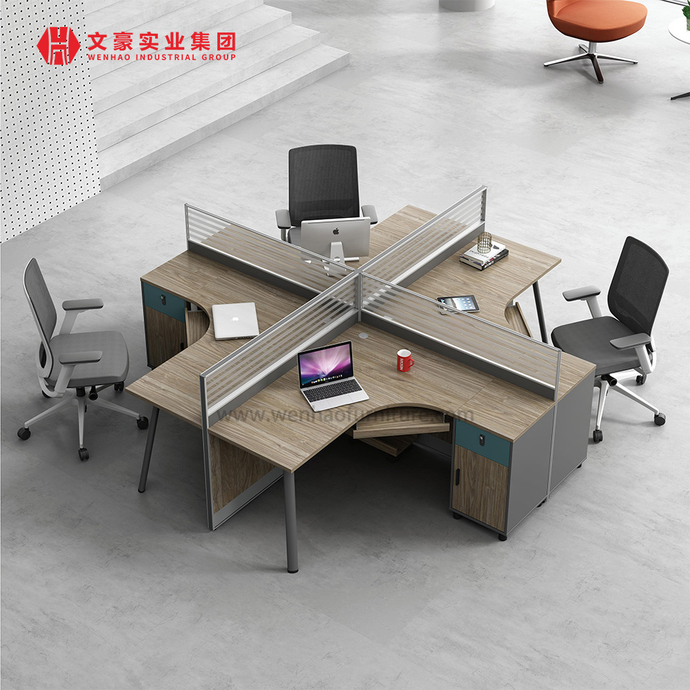 Espace de travail moderne pour 4, 6, 8, 10 personnes, poste de travail de bureau, cloison de bureau, poste de travail modulaire