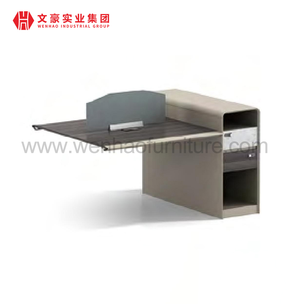Mobilier de bureau bureau modulaire moderne 2 4 cabine de poste de travail de bureau pour 6 personnes pour l'espace du personnel