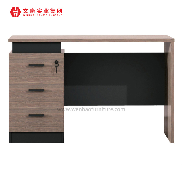 Bureau de direction en forme de L de haute technologie, mobilier de bureau moderne
