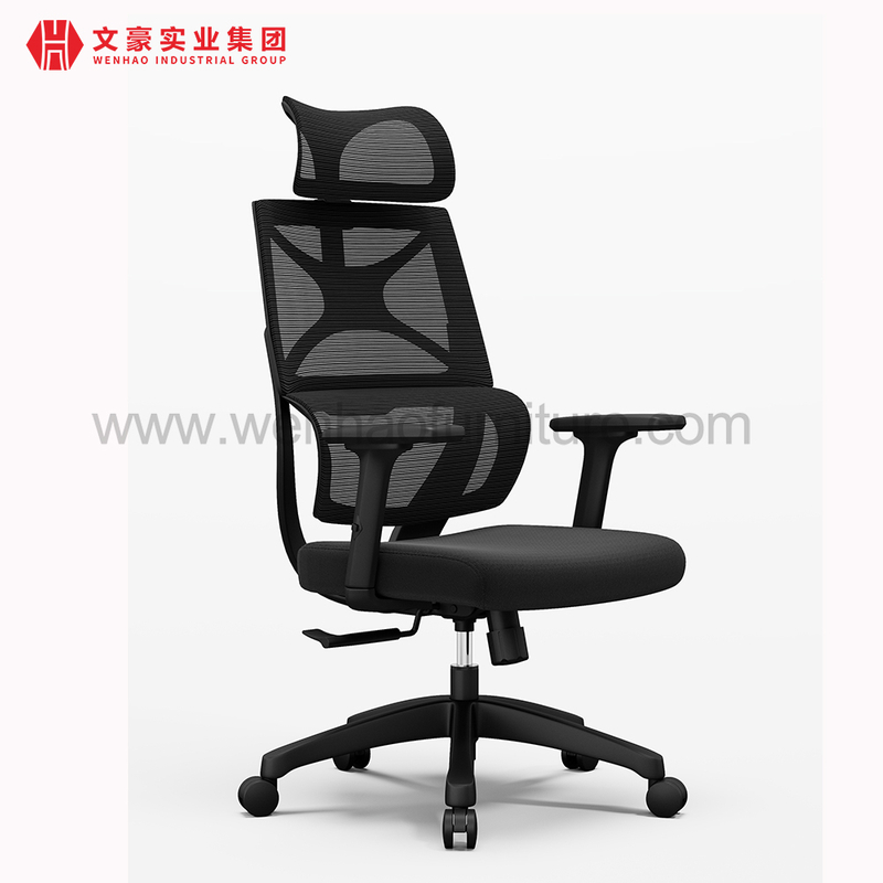 Chaise de bureau ergonomique réglable en maille, prix de gros, bon marché, chaise de bureau de luxe