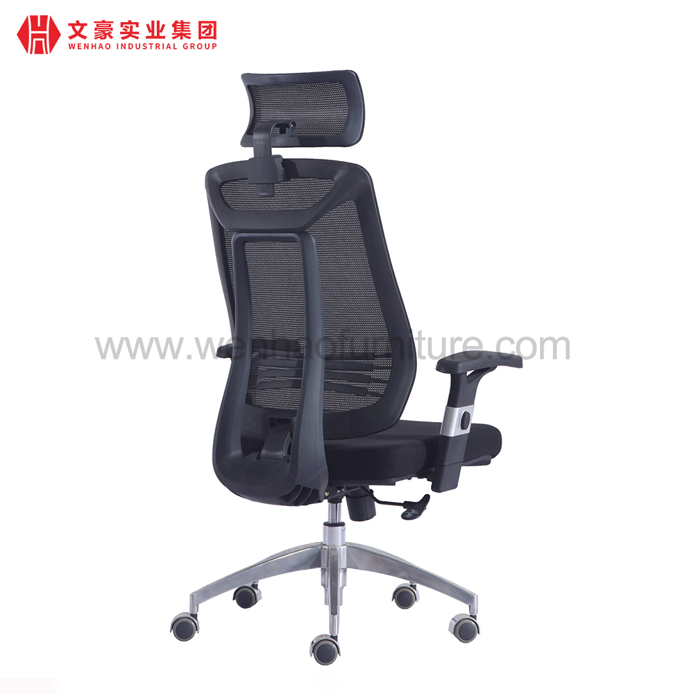 Chaise de bureau ergonomique pivotante en maille, confortable, vente en gros directe d'usine, chaise de bureau à dossier moyen pour bureau et salle de réunion
