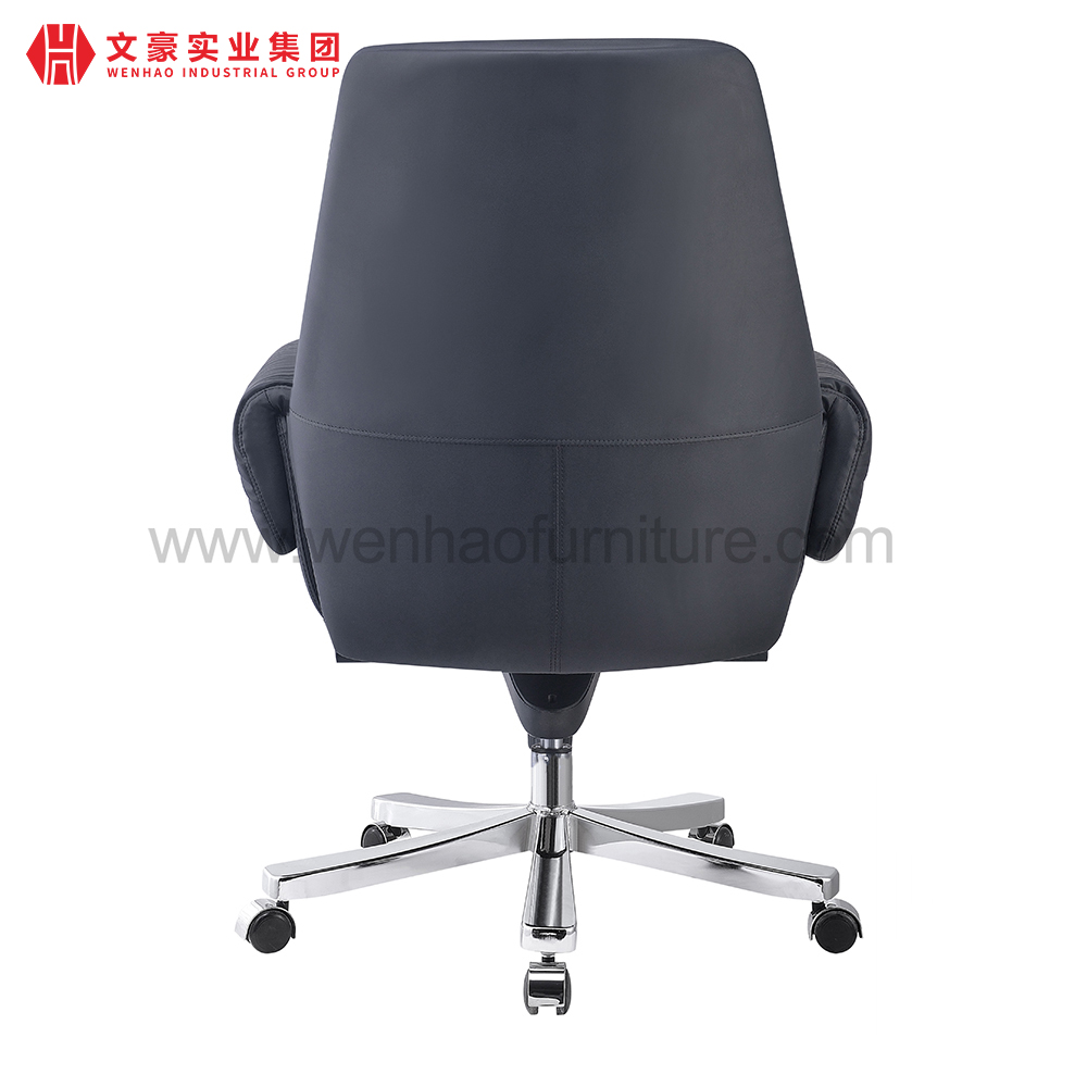 Chaises de bureau rembourrées professionnelles de pivot de chaise de bureau exécutif en cuir de luxe