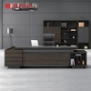 Bureau de patron en forme de L, design de table de patron exécutif, mobilier de bureau PDG Manager