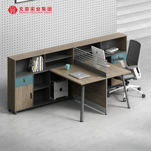 Design moderne qualité taille Standard Double face mobilier de bureau Table personnel poste de travail bureau bureaux de travail