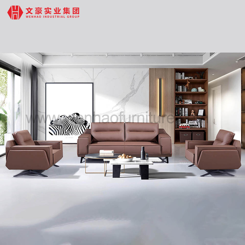 Canapé de bureau exécutif, canapé en tissu, canapés en cuir, marque de meubles