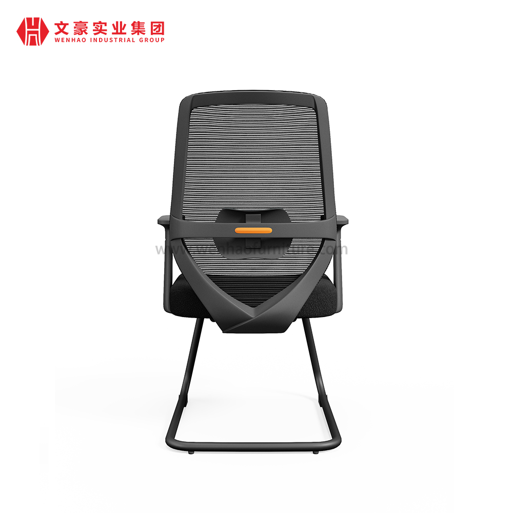 Les meilleures chaises de bureau tapissées par chaise de bureau de conférence de maille noire avec le soutien lombaire