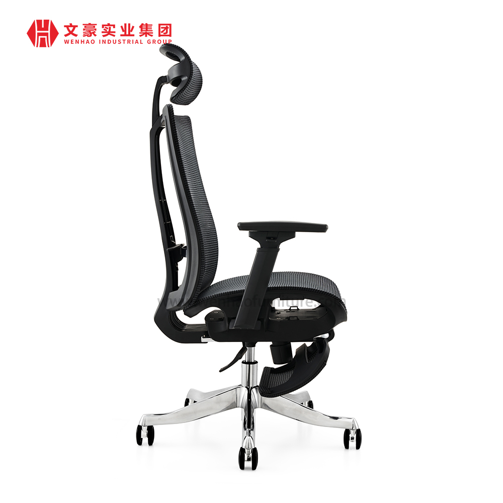 Chaises de bureau ergonomiques en maille avec chaise de bureau repose-pieds en usine en Chine