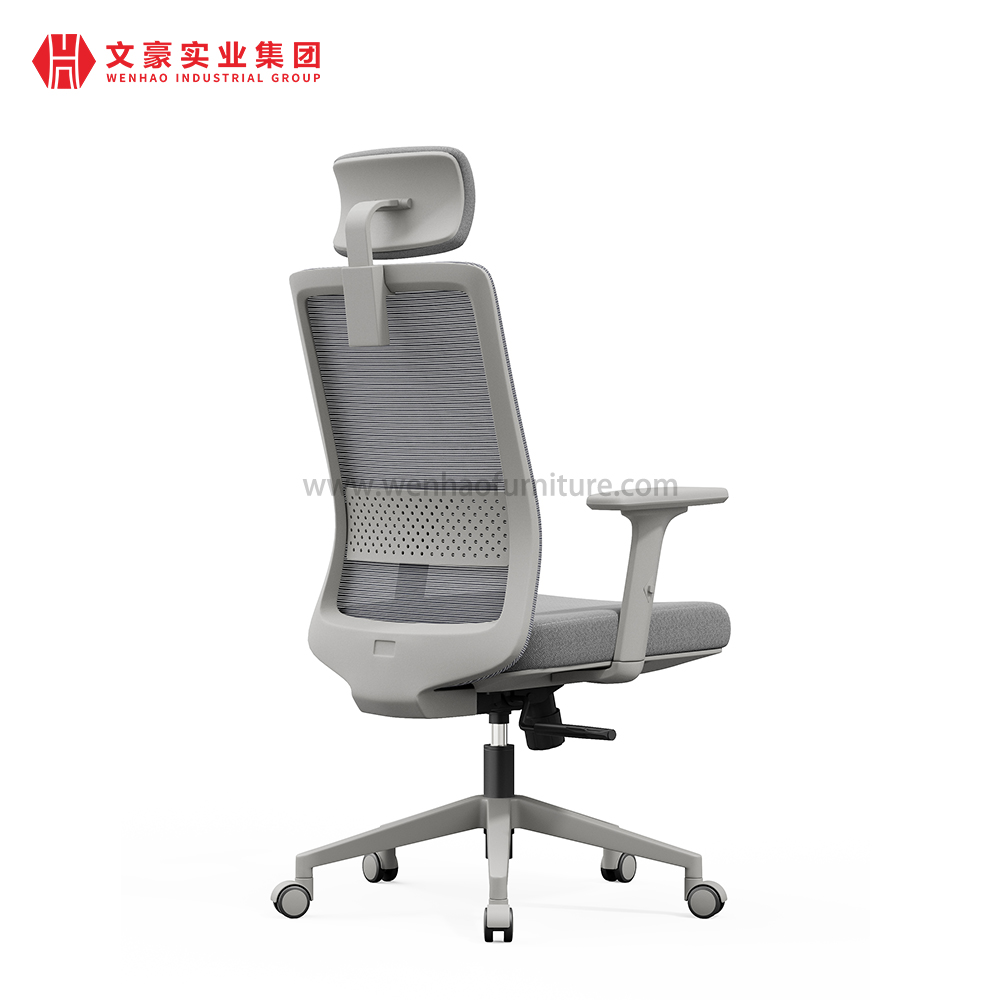 Chaise De bureau ergonomique en maille complète Guangdong Silla De Oficina avec soutien lombaire adaptatif chaise De bureau pivotante pour directeur exécutif