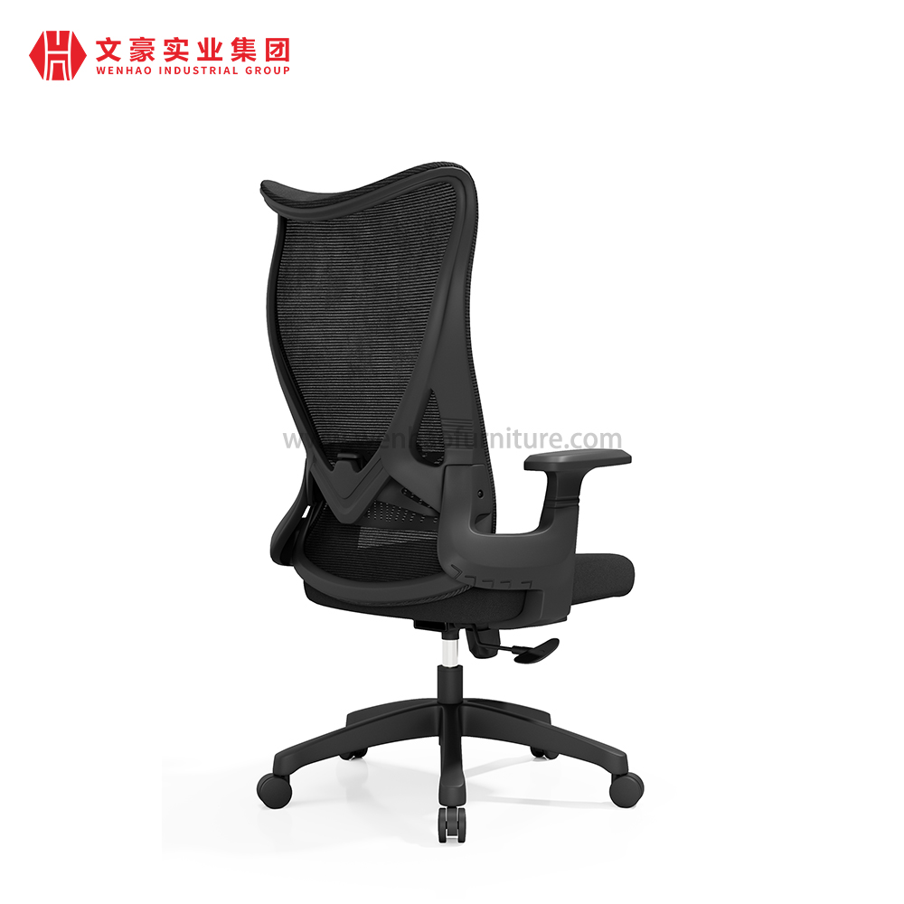 Chaises de bureau tournantes tapissées par chaise professionnelle noire de bureau d'Ergo de maille