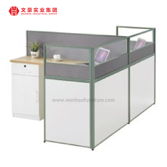 Bureau d'ordinateur moderne, fabricant de meubles chinois, personnel de direction, postes de travail, conception modulaire en bois