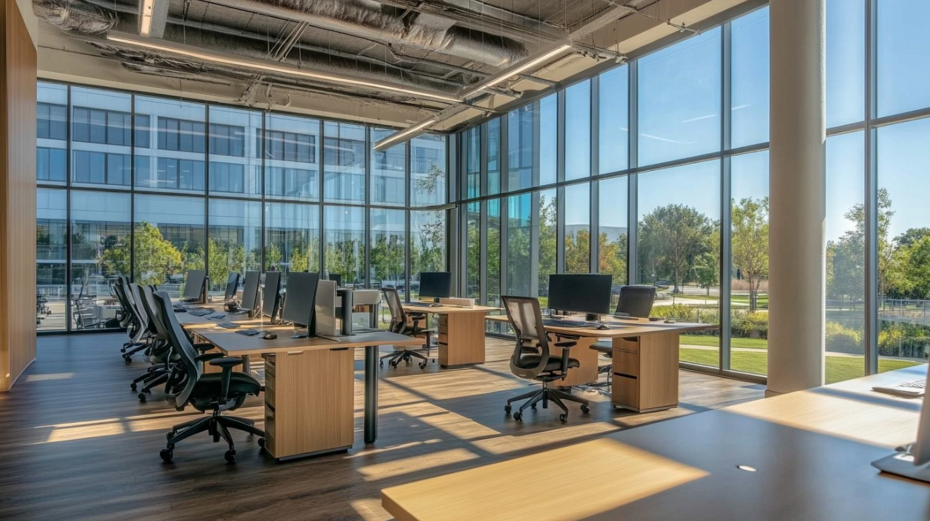 Bureau de bureau moderne
