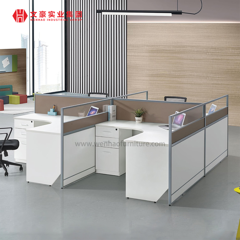 Usine de gros poste de travail des employés Bureau de bureau de bureau de poste de travail Table