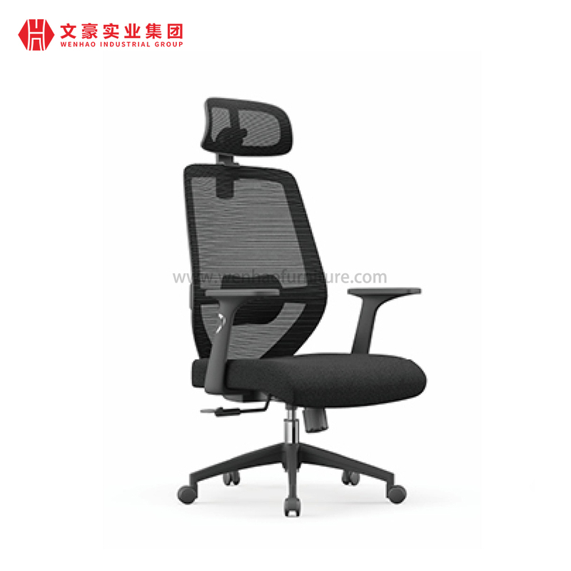 Chaise de bureau ergonomique en maille professionnelle avec appui-tête fabricant de chaises de bureau rembourrées en Chine