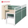 Table de bureau blindée de travail de conception de meubles de bureau de poste de travail modulaire ouvert moderne pour l'espace de bureau